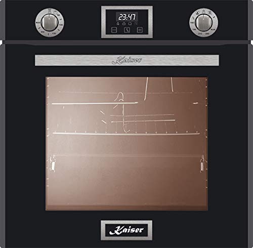 Kaiser EG 6374 Sp Luxus Einbau Gasbackofen Autark/Schwarzes Spiegelglas / 79 L/Einbaubackofen/ 2 Funktionen Unterhitze,Grill/Drehspieß/Timer/Umluft/Erdgas/Propan Gas/ – Bild 3