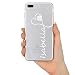 Produktbild TULLUN Personalisierte Marmor Name & Herz Brauch Schutzhülle aus Hartplastik Handy Hülle für iPhone Modelle - Name Hintergrund Löschen - für iPhone 7 Plus / 8 Plus