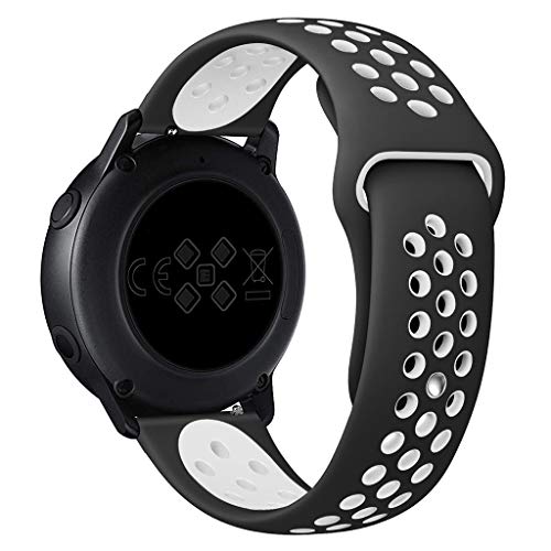 Preisvergleich Produktbild Skryo Große Silikon Ersatzband Handschlaufe für Samsung Galaxy Watch Active (Grau(BD))