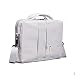 Produktbild Liergou Laptop Aktentasche Männer Multifunktions Mode Umhängetasche Oxford Tuch Wasserdichte Retro Aktentasche Große Handtasche Tasche (Farbe : Weiß)