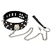 Produktbild Bdsm Slave Nieten Leder Hundehalsband mit Leine Lock Kette Metall Fetisch Restraint Bondage Frauen Erotik Sex Toys für Paare
