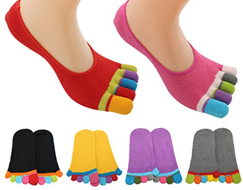 BONAMART Bona cerífera 1 3 6 pares de calcetines para mujer 5 dedos de calcetines 35-39