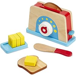 Melissa & Doug - 19344 - Ensemble De Grille-Pain avec Pain Et Beurre - Multicolore