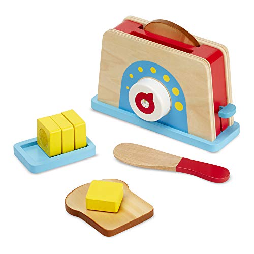 Melissa & Doug - 19344 - Ensemble De Grille-Pain avec Pain Et Beurre - Multicolore