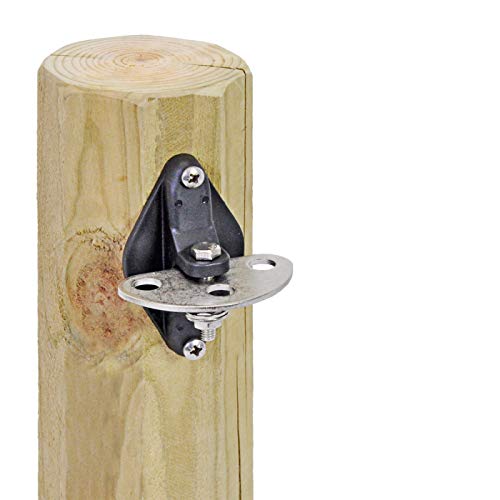 Voss.farming 10x Aislador para Puertas de Pastor eléctrico, Plato