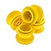 Produktbild Bausteine gebraucht 4 x Lego Technic Felge Solo Rad gelb 43,2 x 28 Räder für Ballonreifen Balloon Small Auto Truck Technik für Set 8453 8457 6580