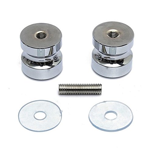 Yongse Aluminiummetall Dia. 30mm Einzel Groove Glastürknauf Duschraum Schrank Handgriff - 7