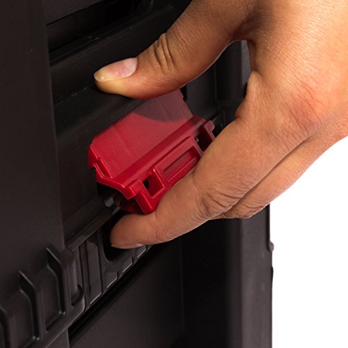 Keter 5 Drawer Tool Chest Set Acetal Slides, 1 Stück, schwarz / rot / silber, 17199301 - 6