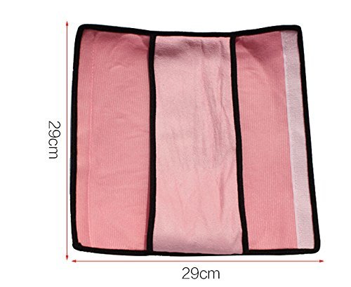 CAOLATOR Auto Sicherheitsgurt Schulterpolster Schlafkissen Schulterkissen Autositze Gurtpolster für Kinder Auto Baby Pillow Schulterschutz (Rosa) - 3