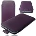 Produktbild HQ LILA Slim Cover Case Schutz Hülle Pull UP Etui Smartphone Tasche für Medion Life E4507
