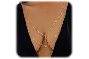 FloralGrace 1 Stück Gold Kettengürtel, Gold Ketten für Frauen, Modischer Goldgürtel, Kettengürtel, Metall Kettengürtel,Mehrschicht Taillenketten