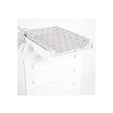 Micuna CP-1199 Plus 2 - Cambiador con tapizado osos corazones, color blanco y rosa