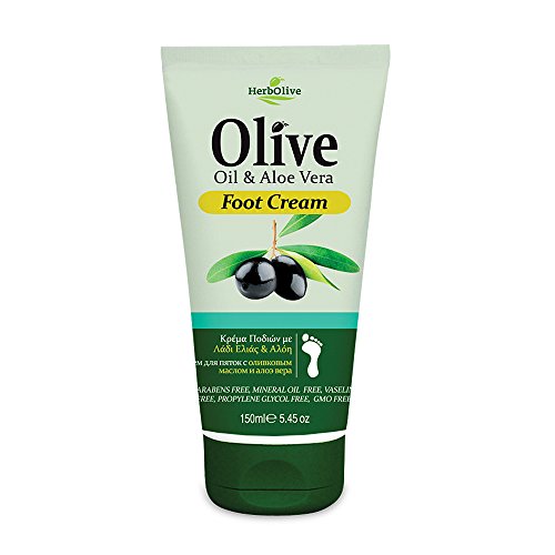 Preisvergleich Produktbild Herbolive Fußcreme mit Aloe Vera, 1er Pack (1 x 150 ml)