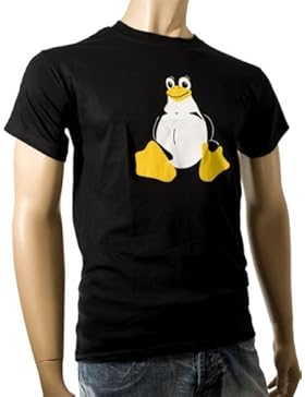 Linux-Onlineshop - T-shirt con motivo: pinguino