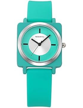 JSDDE Uhren,Damen Herren Armbanduhr Zeitlose Disign Wasserdicht Sport Uhr Silikon Uhrenarmband Analog Quarzuhr...