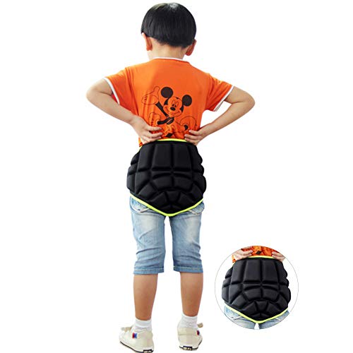Filfeel Protection Butt Pad, Enfant, Sports extrêmes Hip Pad Hockey de Ski Snow Boarding Skate Hip Tapis de Protection rembourrée Impact Short (Enfants de Moins DE 12 Ans)