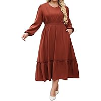 GANT MIDI DRESS - Jurk - modern rust/koper