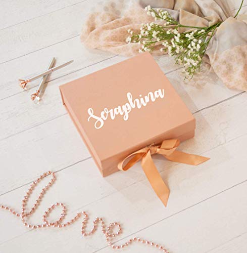 personalisierte Geschenkbox rosegold Trauzeugin Brautjungfer Geburtstag