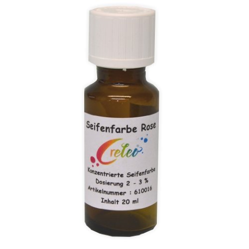 Seifenfarbe 20 ml rose zum Seifengiessen