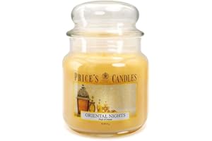 Price's Candles - Candela in Giara Media Oriental Nights - Durata Fino a 90 ore di Combustione