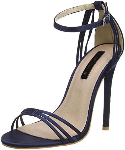 Lost Ink Women’s Faye Barely There (Wide Fit) Open Toe Heels