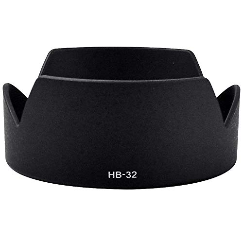 MENGS® HB de 32 Parasoles para Nikon AF-S 18 - 70/3.5 - 4.5 G IF ED, AF-S 18 - 105/3.5 - 5.6 G IF-ED VR, AF-S 18 - 135/3.5 - 5.6 G IF-ED