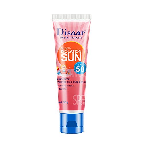 Preisvergleich Produktbild SPF50 Sonnencreme, wasserfeste und Nicht fettende Feuchtigkeitscreme, UV-Schutz, wasserdicht und Anti-Sweat 50g