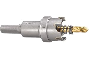 Starrett SM025 Corona con dientes de meta duro para chapas de metal, 25 mm