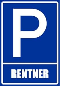 Kiwistar Cartello Parcheggio In PVC 30x21 Cm – Resistente Alle Intemperie, Con Adesivo UV, Per Esterno/Interno
