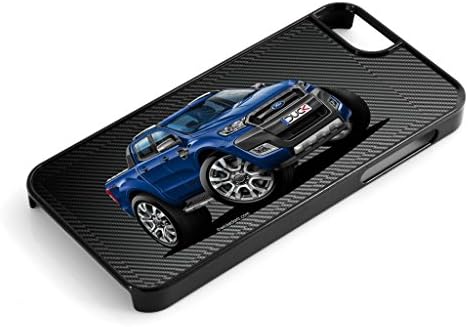 WickedArtz Cartoon Car Ford Ranger T6 Wildtrak 2015+ Double Cab Pick Up iPhone 6/6s Case/Cover (Blue)
