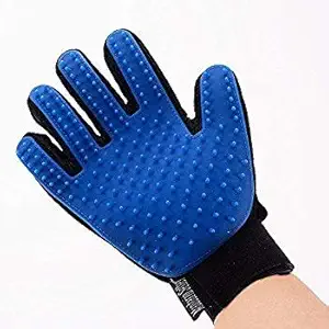 BSITFOW Cleaning Hair Brush Comb Animal Massage Hair Removal Dog Grooming True Touch Shedding Brush Bath Gloves Multicolor