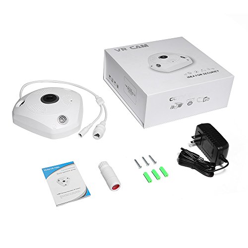 360 VR kamera,Masione 3.0M Panorama Wireless WIFI IP Kamera Audio Video WiFi HD Fish-eye Weitwinkel 10m IR Nachtsicht Bewegungserkennung CCTV Ãœberwachungs-Kameras System bis 128G GedÃ¤chtnis