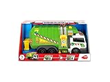 Longitud: 39 cm Dickie Toys 203308382 Garbage Collector batteriebetriebenes Basura Función de Auto con luz y Sonido, 39 cm