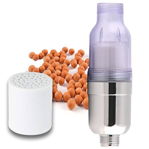 Ekoly - Filtro de Ducha universal, purificador mineral de impurezas para mejorar la calidad del agua y cuidado de la piel