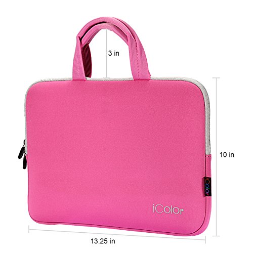 iColor Netbook- und iPad- Tasche Notebooktasche Laptoptasche Schutzhülle für Größe 9,7 10 10,2 Zoll) mit Tragegriff - 2