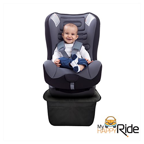 Autositzauflage (Premium Royal-Oxford-Material) zum Schutz vor Kindersitzen, Isofix geeignet, Auto-Kindersitzunterlage wasserabweisend, Autositzschutz, Autositzunterlage, Schoner in universeller Passform - 5