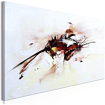 Wandbild Abstrakte Rose Auf Leinwand - 50,8 X 76,2 Cm, Beige, Inkl. Aufhängsystem
