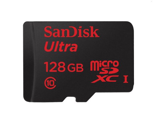 SanDisk Mobile Ultra microSDXC 128GB UHS-I Class 10 Speicherkarte + SD-Adapter + Memory Zone Android App bis zu