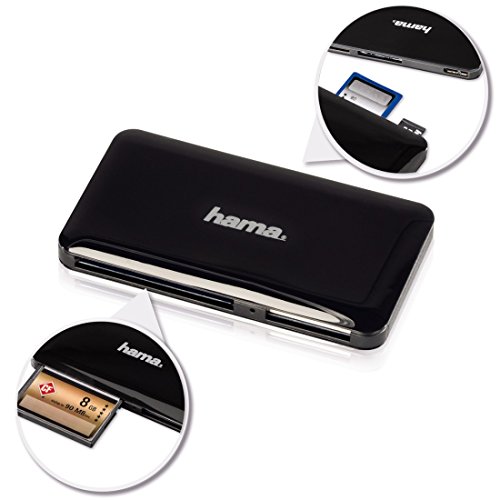 Hama Kartenleser „Slim“, UDMA/UHS-I fähig, (u.a. microSD/SDHC, SD/SDHC, CF Typ I, MMC, USB 3.0), schwarz - 5