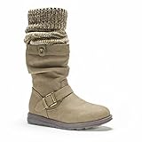 Zum Anziehen Mukluks MUK LUKS Women\'s Boots, Damen, Himmel (Sky), Stiefel, Taupe, 37 EU