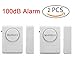 Produktbild Fenster/ Tür Alarm Kit, [2 Stück] MAEKIJOY Magnetisch getriggerte Mini Einbrecher Alarm für Türen oder Fenster, Zuhause Sicherheit lauter 100dB Einbrecher Alarm (2 Stück)