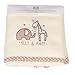 Elli and Raff Embroidered Fleece Cot Blanket