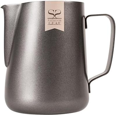 Espresso Gear Teflon Foaming Jug (350ml) - Black