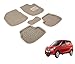 Auto Hub Premium 3D Car Mats For Maruti Suzuki Alto 800 - Beige RS.899.00