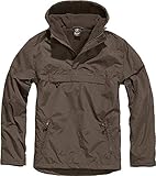 windbreaker braun Integriertes Fleece Futter Brandit Herren Windbreaker Jacke, Braun 6, Large