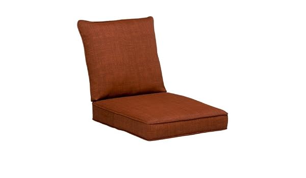 Madaga Outdoor Patio Red Solid Conversation Deep Seating Chair Cushion Set Amazon Co Uk Garden Outdoors