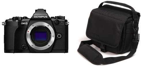 Olympus OM-D E-M5 Mark II Camera Body - Black with Shoulder Bag