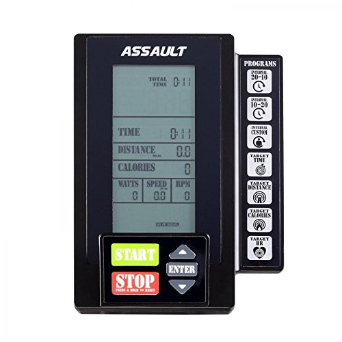 Perform Better Erwachsene Assault Air Bike Fitnessfahrrad, Schwarz, 130 x 61 x 124 cm - 2