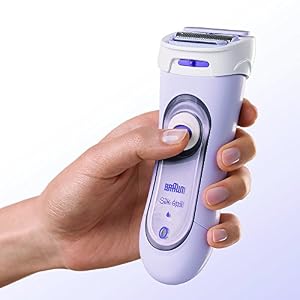 Braun Silk-épil 5 Lady Shaver, 3-in-1 Electric Shaver, Trimmer and Exfoliation System with Trimmer Cap, Wet & Dry , UK 2… - Image 3