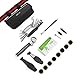 Produktbild SKM Fahrrad Reparatur Set mit Tragtasche und 16 in 1 Zubehör Flickzeug, Luftpumpe, Multiwerkzeug, Schrauber, Lochfinder und Reifenheber